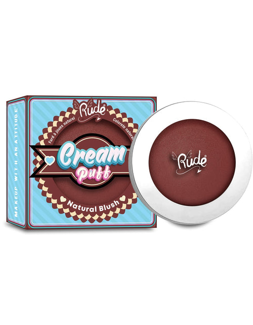 Load image into Gallery viewer, RUDE Cream Puff Natural Blush - Red Velvet
