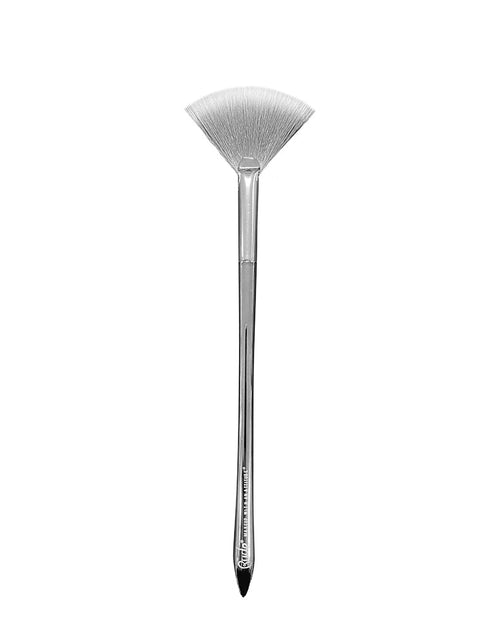 Load image into Gallery viewer, RUDE Silver Bullet Brush - Highlighting Fan Brush
