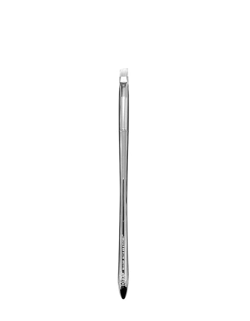 Load image into Gallery viewer, RUDE Silver Bullet Brush - Angled Eyeliner Brush
