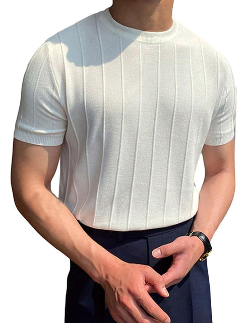 Load image into Gallery viewer, Men's Full Size Round Neck Short Sleeve T-Shirt Plus Size
