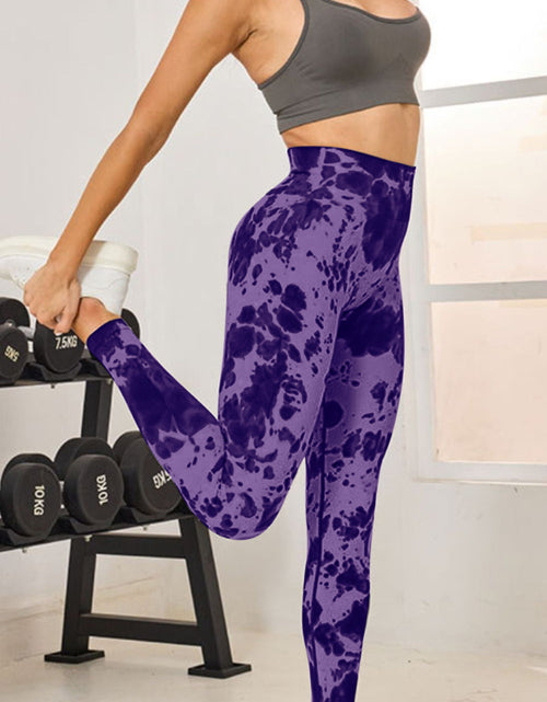 Load image into Gallery viewer, Tie-Dye High Waist Active Leggings
