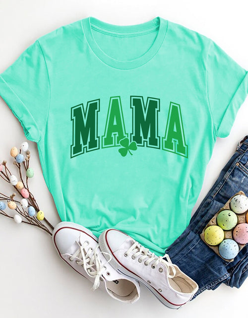 Load image into Gallery viewer, MAMA Round Neck Short Sleeve T-Shirt
