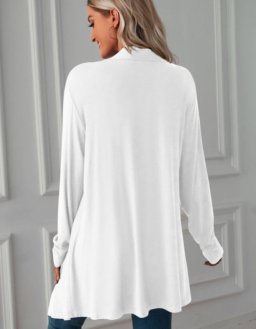 Load image into Gallery viewer, Open Front Long Sleeve Cardigan
