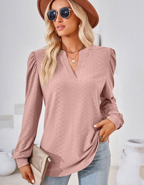 Load image into Gallery viewer, Notched Long Sleeve T-Shirt

