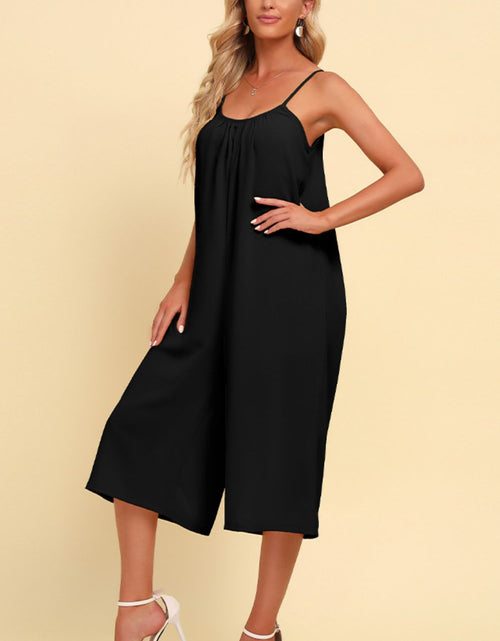 Load image into Gallery viewer, Spaghetti Strap Scoop Neck Jumpsuit
