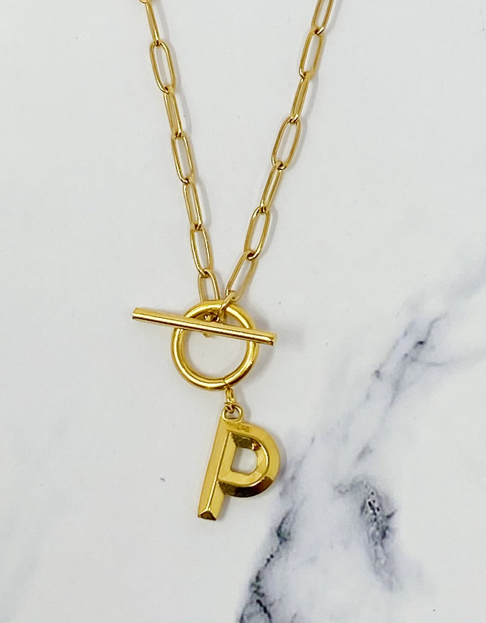 Modern Classic Initial Necklace by Ellisonyoung.com