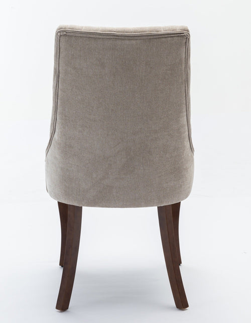 Load image into Gallery viewer, Set of 2 Rayon Cloth Flocking Linen Dining Chairs by Blak Hom
