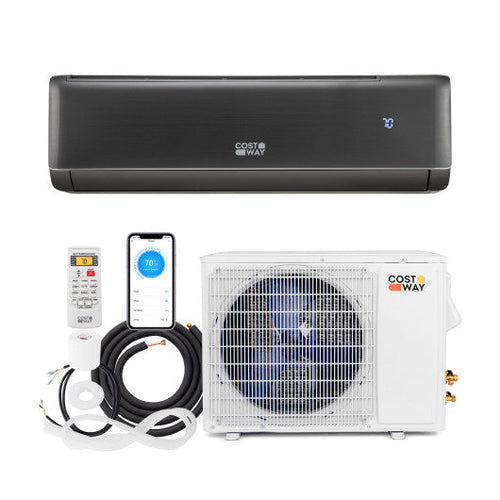 Load image into Gallery viewer, Energy Star Certified 22000 BTU 21 SEER2 208-230V Mini Split Air Conditioner and Heater Gray Wifi Enabled
