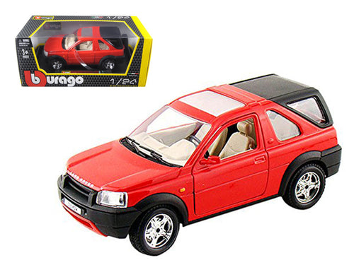 Load image into Gallery viewer, Land Rover Freelander Red 1/24 Diecast Model Car by Bburago
