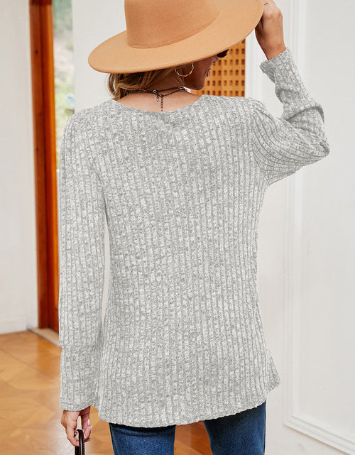 Load image into Gallery viewer, Decorative Button Square Neck T-Shirt
