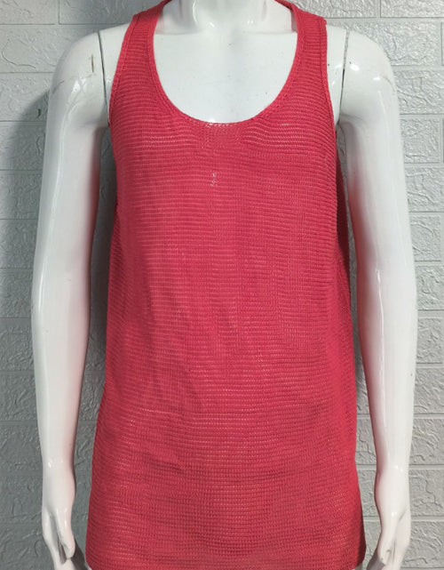 Load image into Gallery viewer, Men's Plus Size Scoop Neck Knit Tank
