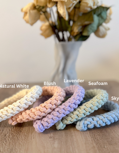 Load image into Gallery viewer, Sweetheart Macarons &amp; Bear Hugs Collection Dog Toys by Knotty Pawz
