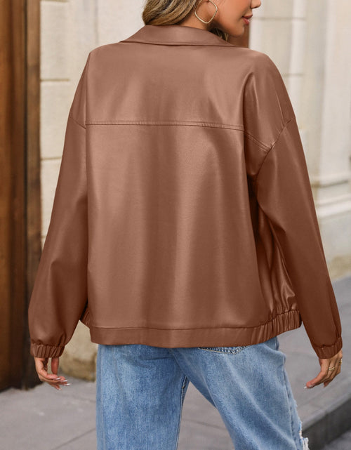 Load image into Gallery viewer, Ivy Lane Zip Up Dropped Shoulder Jacket
