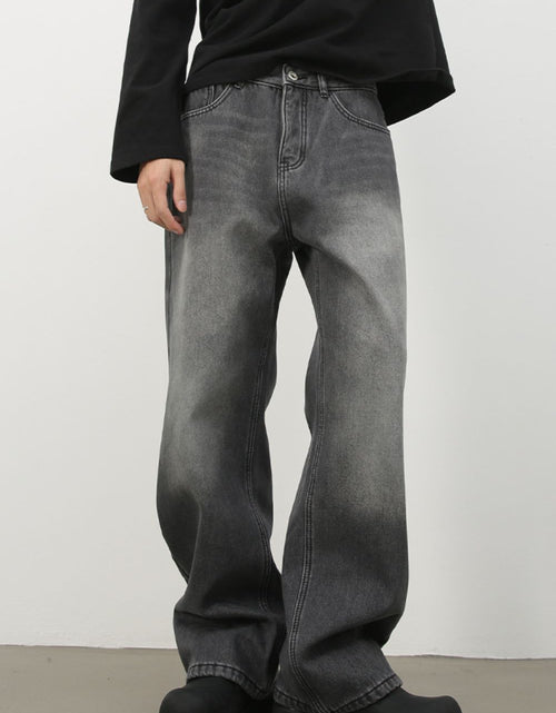 Load image into Gallery viewer, Men's Loose Fit Jeans with Pockets
