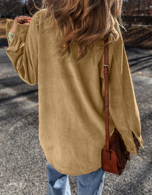 Load image into Gallery viewer, Button Up Long Sleeve Jacket
