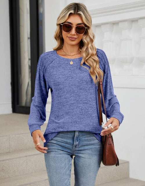 Load image into Gallery viewer, Round Neck Long Sleeve T-Shirt
