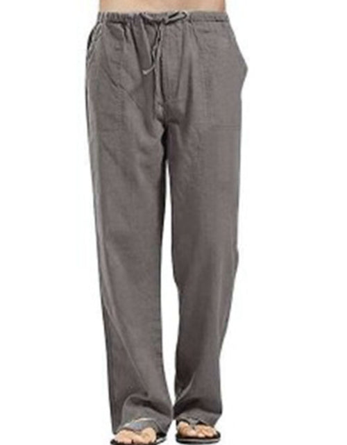 Load image into Gallery viewer, Men's Full Size Drawsting Straight Leg Pants Plus Size
