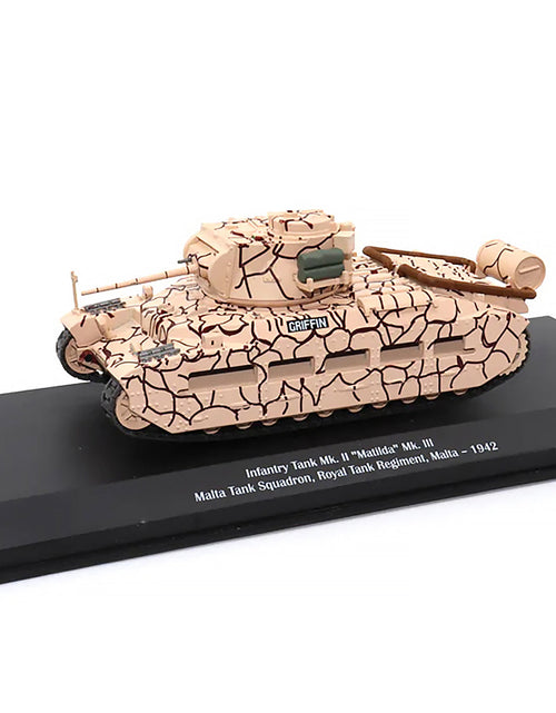 Load image into Gallery viewer, Infantry Tank Mk. II "Matilda" Mk. III "Griffin" "Malta Tank Squadron Royal Tank Regiment Malta 1942" 1/43 Diecast Model by AFVs of WWII
