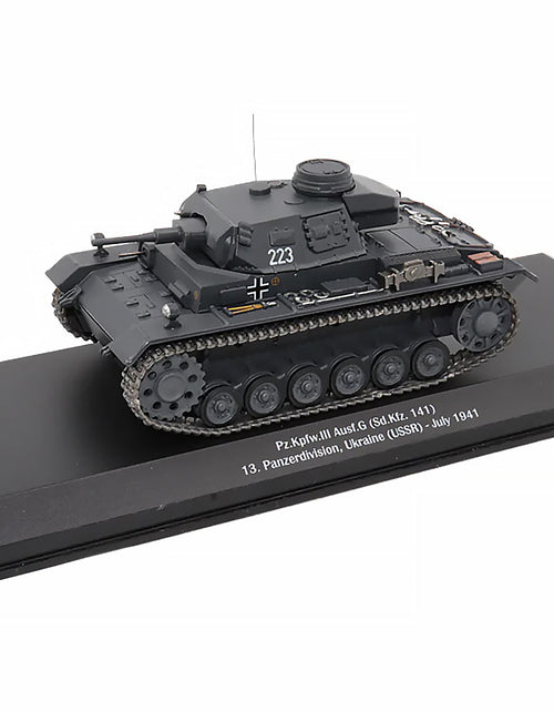 Load image into Gallery viewer, Pz.Kpfw.III Ausf.G (Sd.Kfz. 141) Tank #223 "Germany 13. Panzerdivision Ukraine (USSR) July 1941" 1/43 Diecast Model by AFVs of WWII
