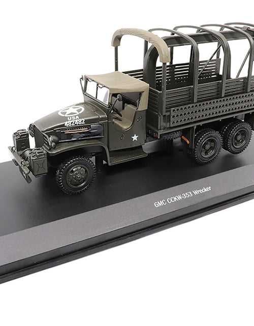 Load image into Gallery viewer, GMC CCKW353 Wrecker Tow Truck Olive Drab "United States Army" 1/43 Diecast Model by Militaria Die Cast
