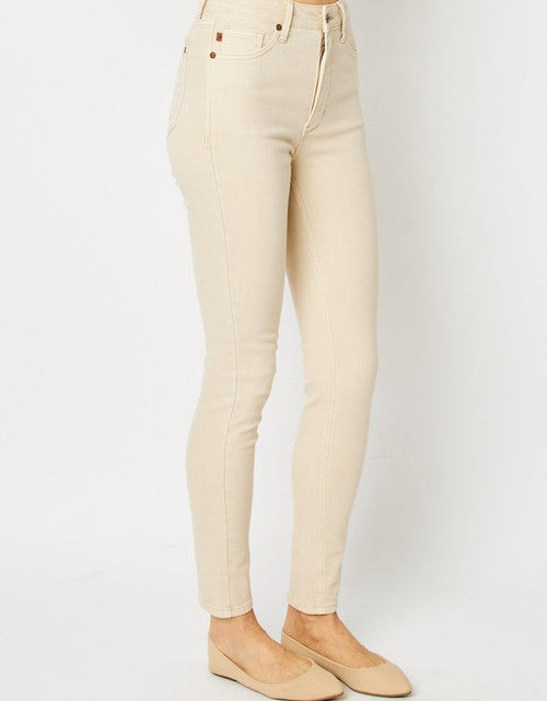Load image into Gallery viewer, Judy Blue Full Size Garment Dyed Tummy Control Skinny Jeans
