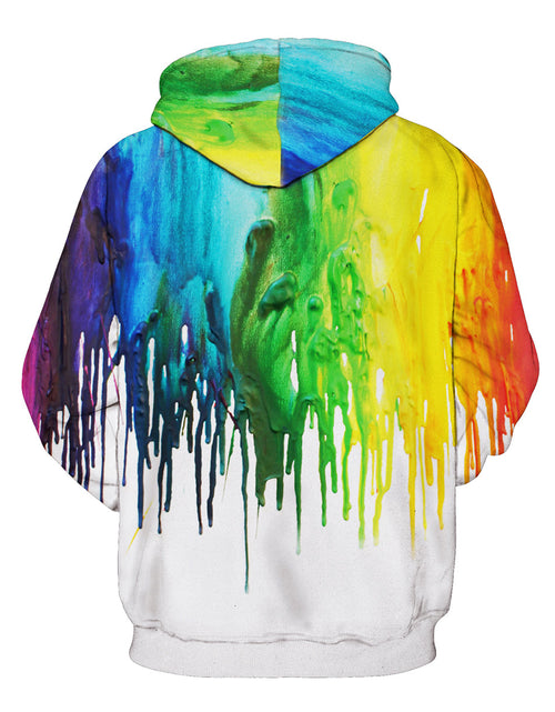 Load image into Gallery viewer, Full Size Printed Drawstring Hoodie with Pockets
