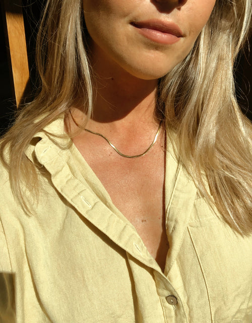 Load image into Gallery viewer, Herringbone Chain by Toasted Jewelry

