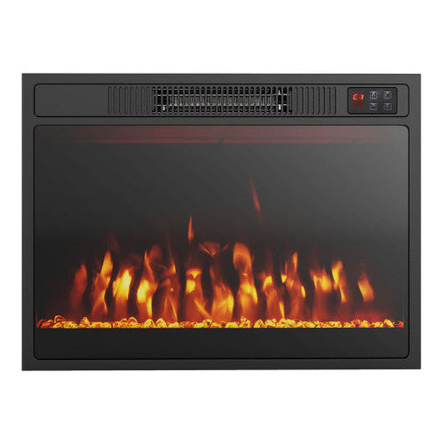 Load image into Gallery viewer, 23 Inches 750W/1500W Electric Fireplace Heater with Alter Flame Color and Brightness
