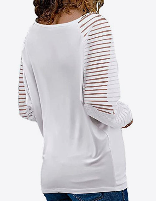Load image into Gallery viewer, V-Neck Long Raglan Sleeve Top
