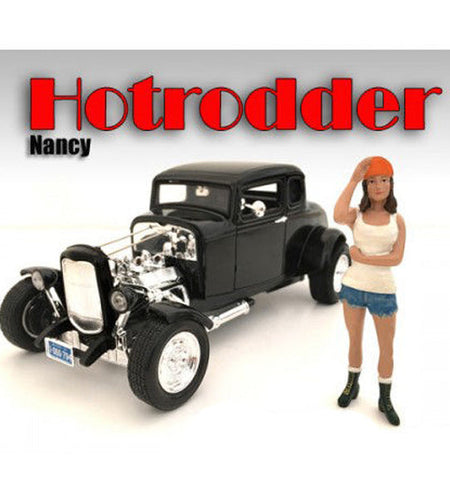 "Hotrodders" Nancy Figure For 1:18 Scale Models by American Diorama