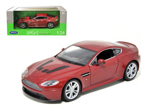 Load image into Gallery viewer, 2010 Aston Martin V12 Vantage Red 1/24 Diecast Model Car by Welly
