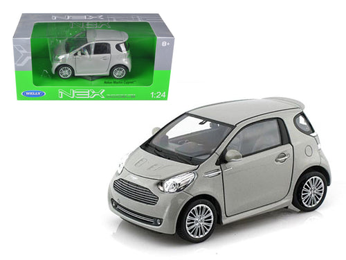 Load image into Gallery viewer, Aston Martin Cygnet Silver 1/24 Diecast Model Car by Welly
