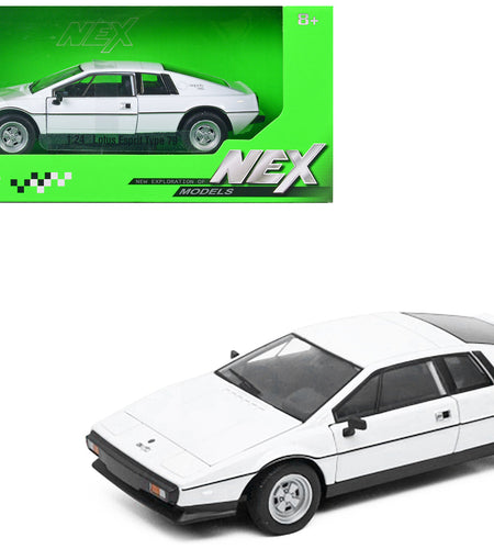 Lotus Esprit S2 Type 79 White "NEX Models" Series 1/24 Diecast Model Car by Welly