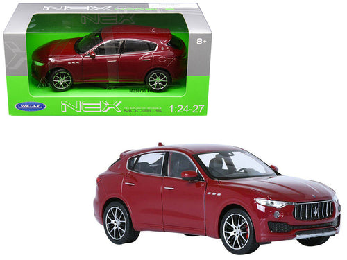 Load image into Gallery viewer, Maserati Levante Red 1/24 - 1/27 Diecast Model Car by Welly
