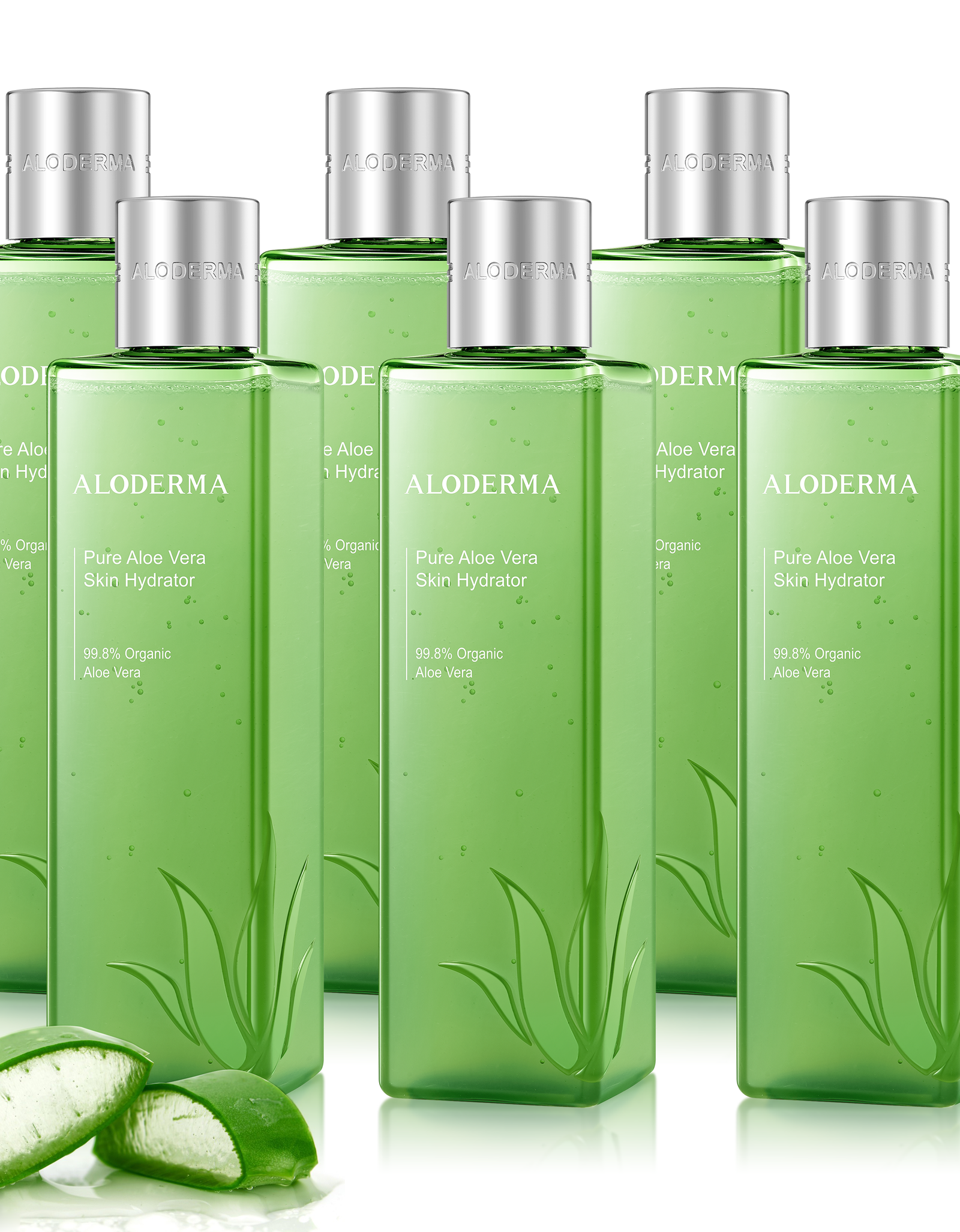 Pure Aloe Vera Skin Hydrator - 99.8% Organic Aloe by ALODERMA