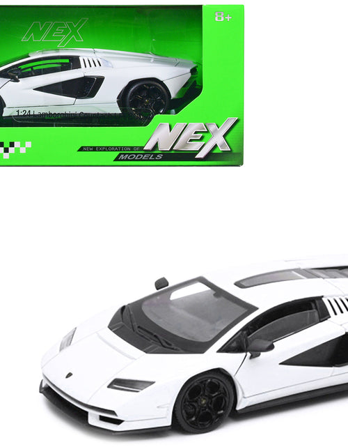 Load image into Gallery viewer, Lamborghini Countach LPI 800-4 White "NEX Models" Series 1/24 Diecast Model Car by Welly
