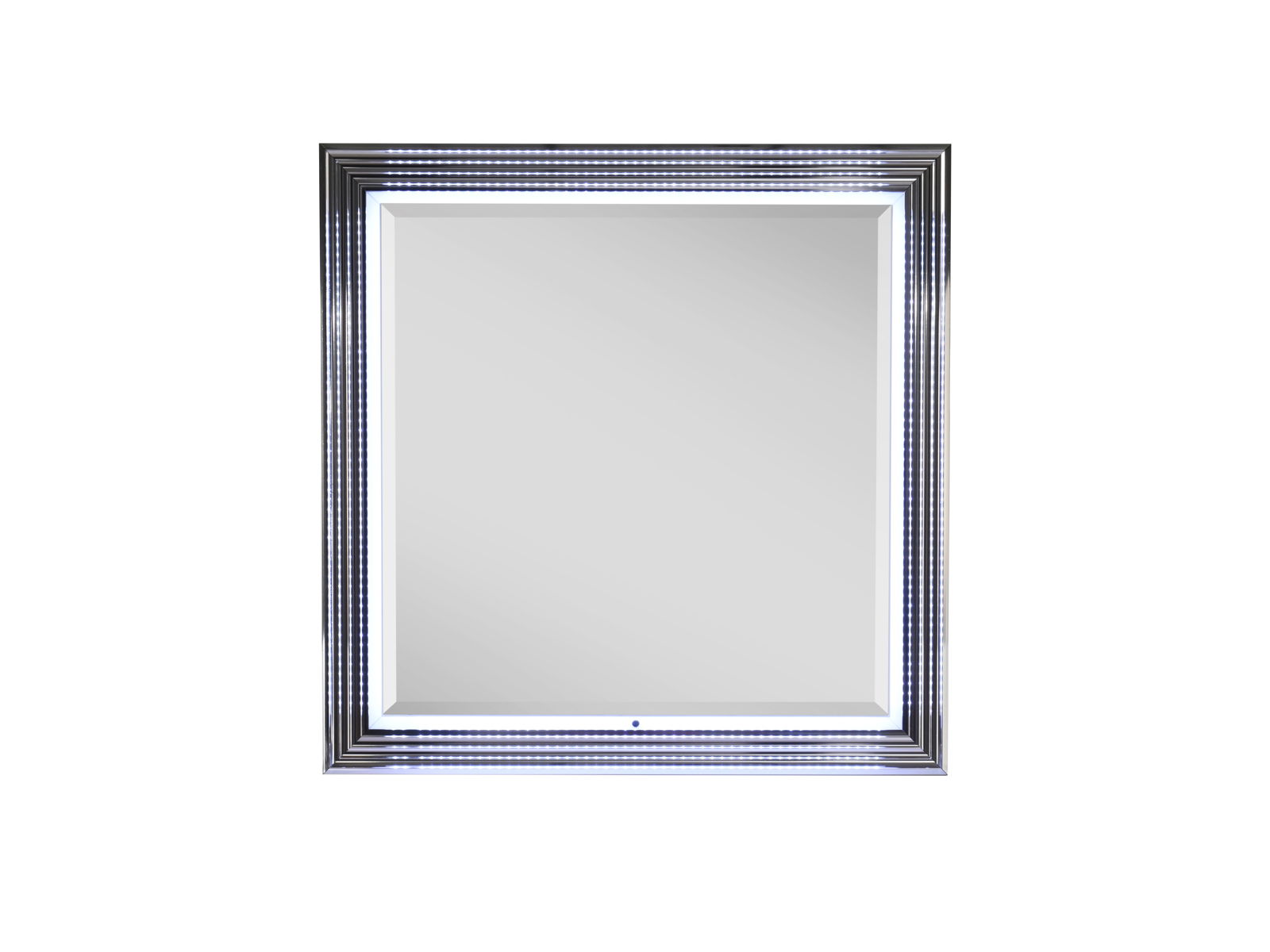 Moon - Smooth Mirror With LED - White by Couch.com