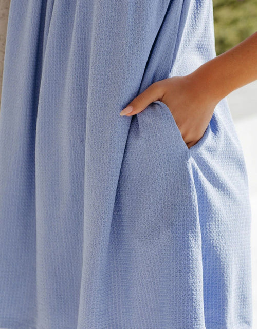 Load image into Gallery viewer, Full Size Frill Pocketed Square Neck Wide Strap Dress

