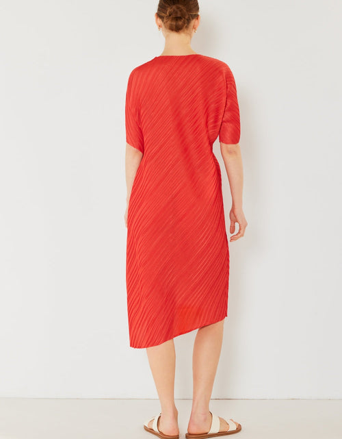 Load image into Gallery viewer, Marina West Swim Pleated Dolman Sleeve Dress

