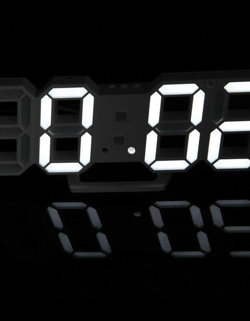 Load image into Gallery viewer, Digital 3D LED Wall/Desk Clock Alarm Big Digits Auto Brightness USB _mkpt44 by Js House
