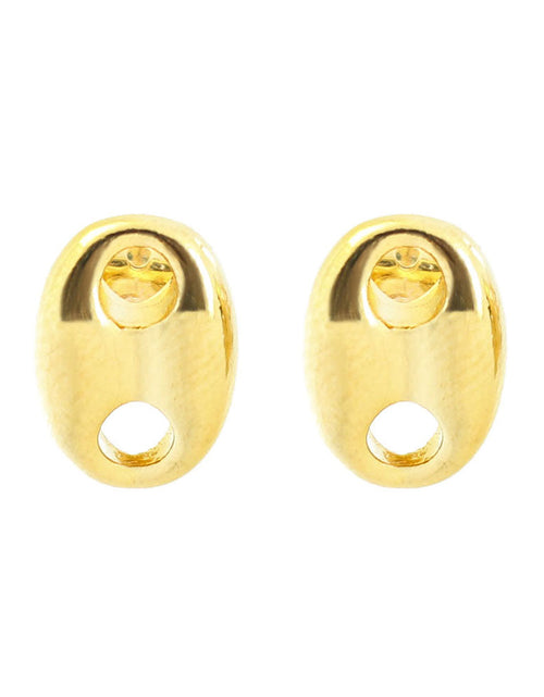 Load image into Gallery viewer, RMZ GOLD NYC 14k Gold Mariner Stud Earrings
