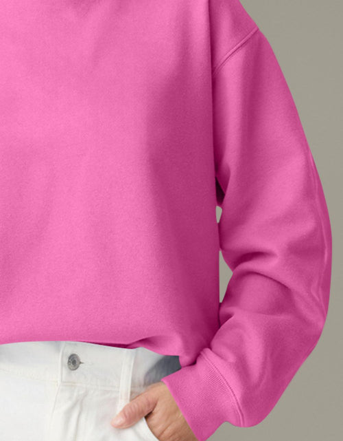 Load image into Gallery viewer, Round Neck Long Sleeve Sweatshirt
