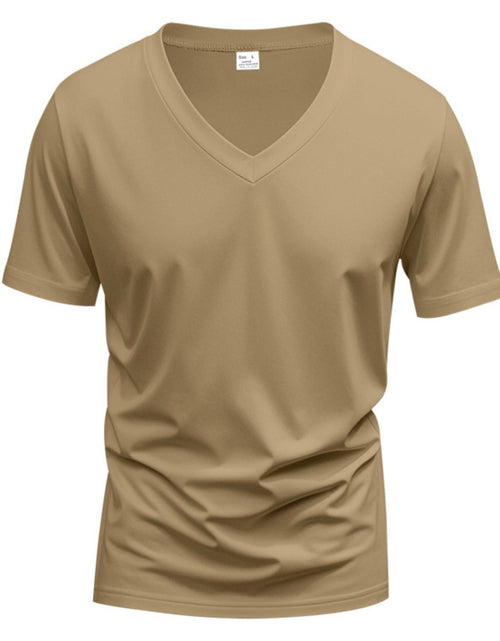 Load image into Gallery viewer, Men's Full Size V-Neck Short Sleeve T-Shirt Plus Size
