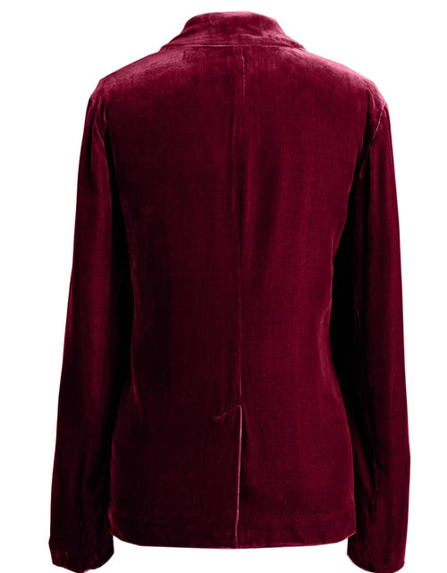 Load image into Gallery viewer, Pocketed Button Up Lapel Collar Blazer
