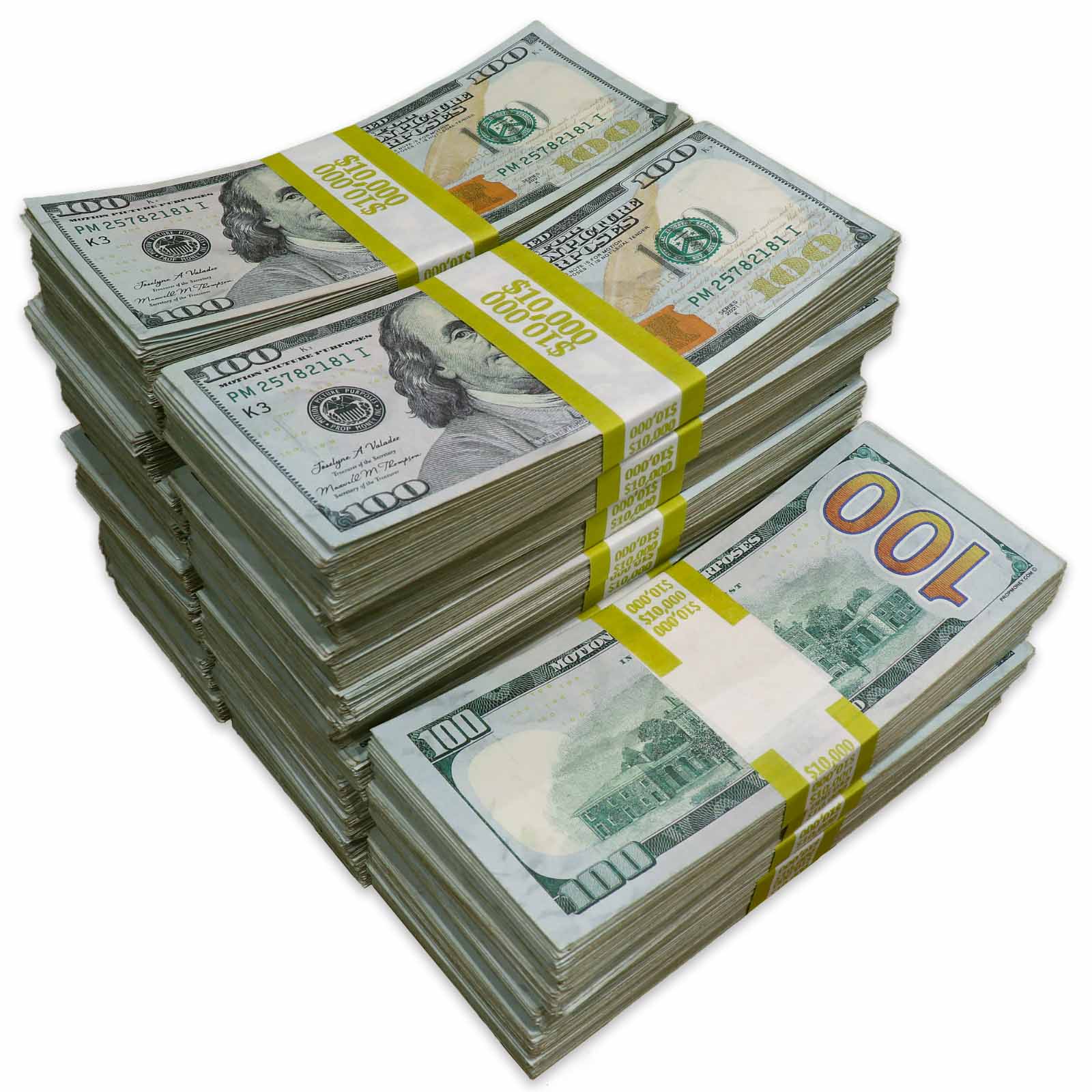 $250,000 ✔️RealAged™ Full Print New Series Stacks by Prop Money Inc