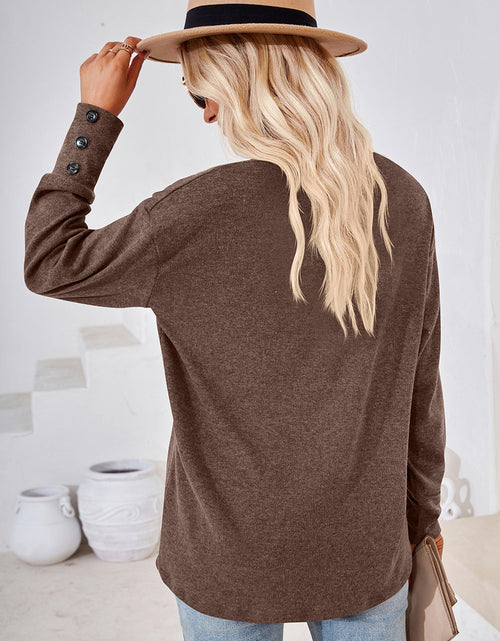 Load image into Gallery viewer, V-Neck Dropped Shoulder T-Shirt
