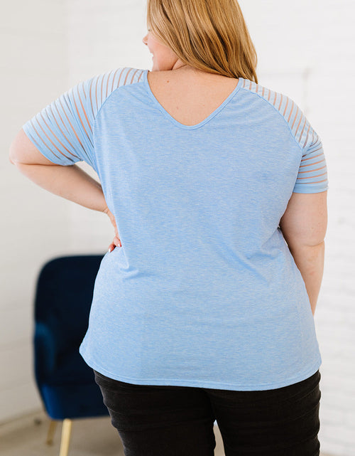 Load image into Gallery viewer, Plus Size V-Neck Raglan Sleeve Tee
