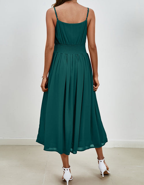 Load image into Gallery viewer, Scoop Neck Midi Cami Dress
