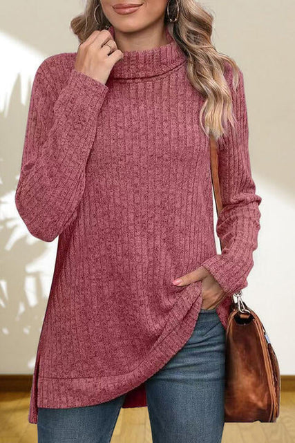 Load image into Gallery viewer, Turtleneck High Low Top
