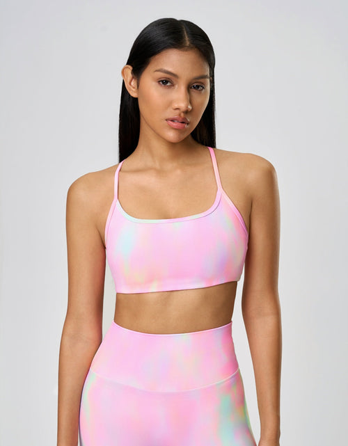 Load image into Gallery viewer, Millennia Crisscross Back Scoop Neck Active Cami with Detachable Chest Pads
